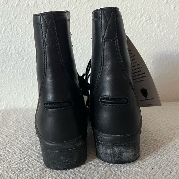 New! Ariat Scout Paddock Black Combat Boots Size 6 - Picture 4 of 7